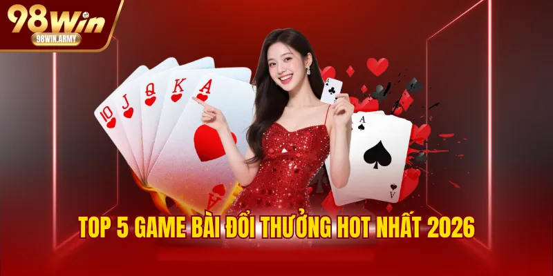 Top 5 game bài đổi thưởng hot nhất 2026